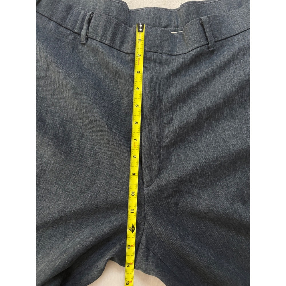 Levis Action Slacks Mens 40x32 Gray Vintage Flat Front Straight Leg Dress Pants - Picture 6 of 7